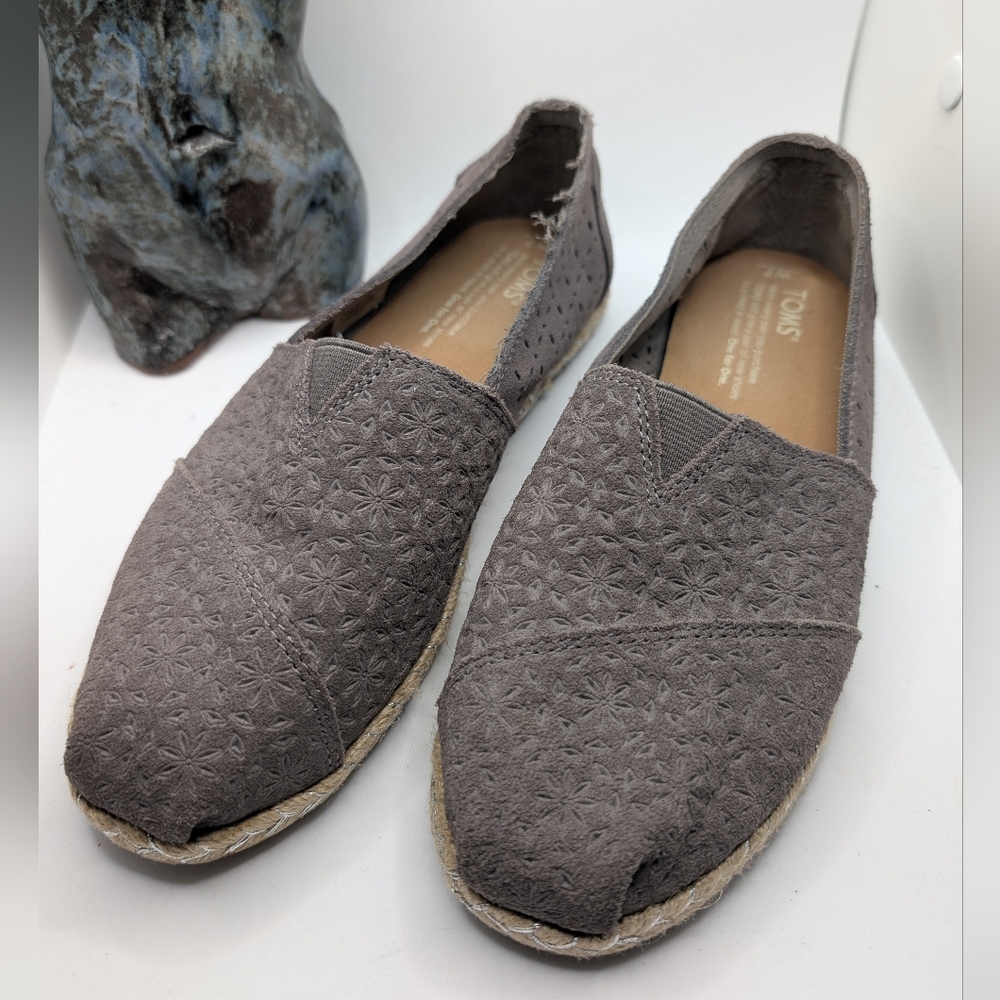 Toms Gray Slip-On‎ Shoes